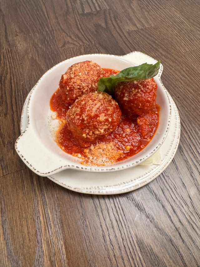 Meatballs in Sugo.