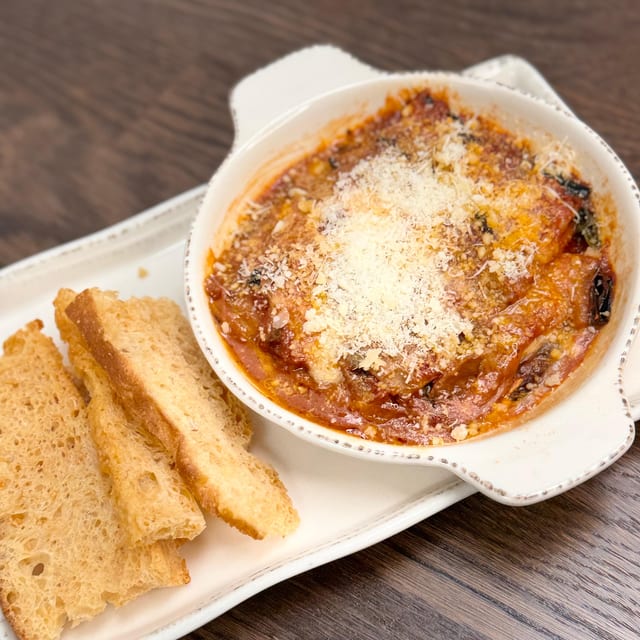 Eggplant Parmigiana.