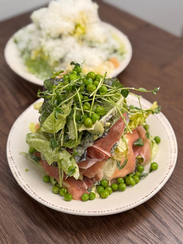 Prosciutto & Peas Salad.
